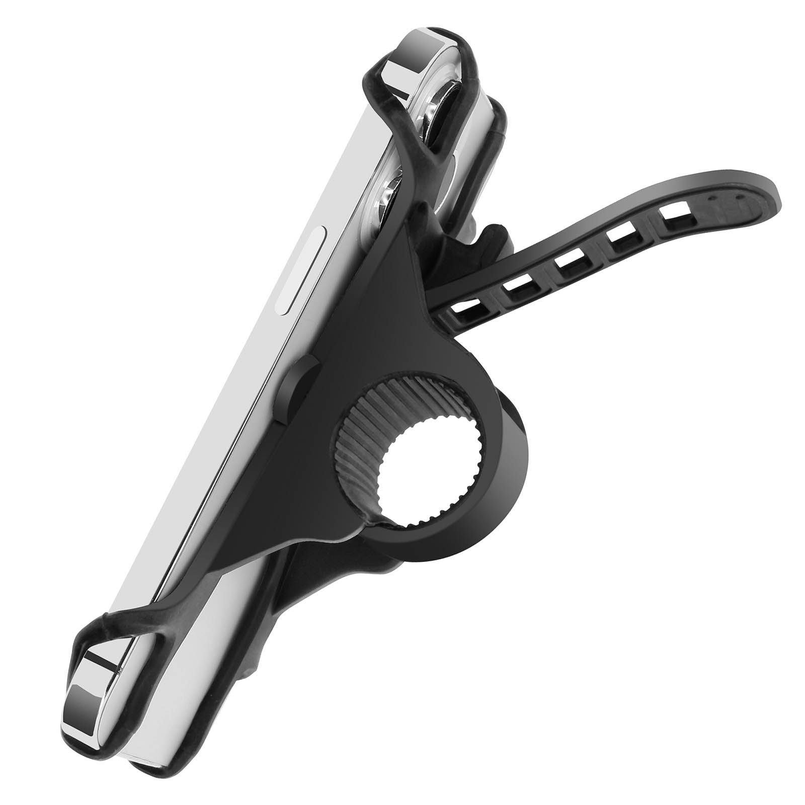 Support Vélo et Moto pour Smartphone Fixation Guidon solide Ajustable-1