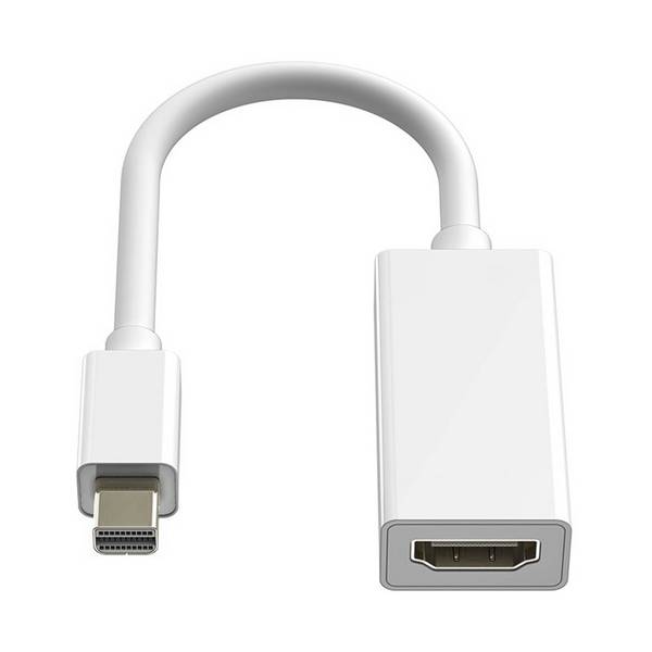 Adaptateur Mini DisplayPort Mâle vers HDMI Femelle MacBook 4K Full HD