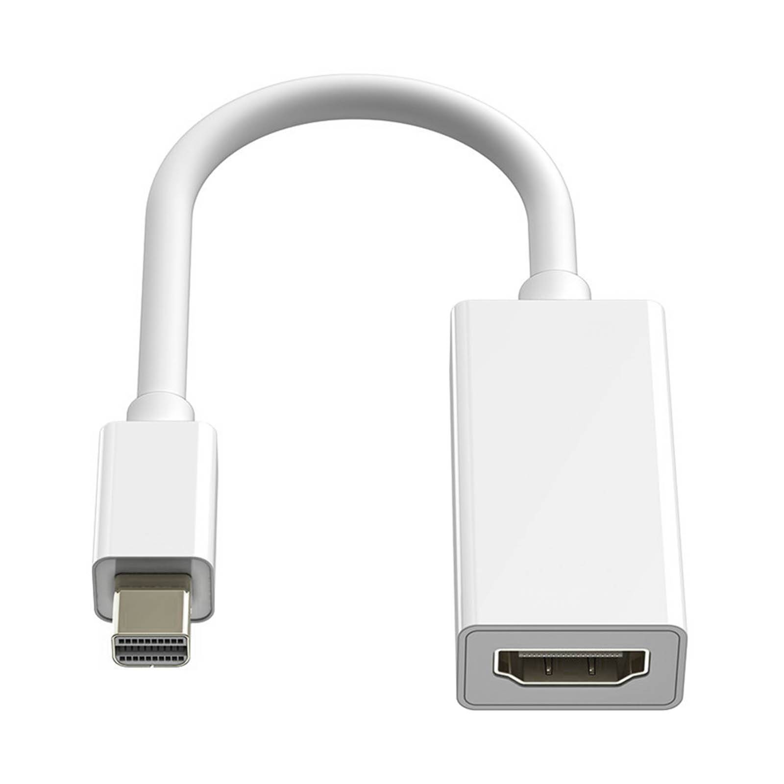 Adaptateur Mini DisplayPort Mâle vers HDMI Femelle MacBook 4K Full HD-0