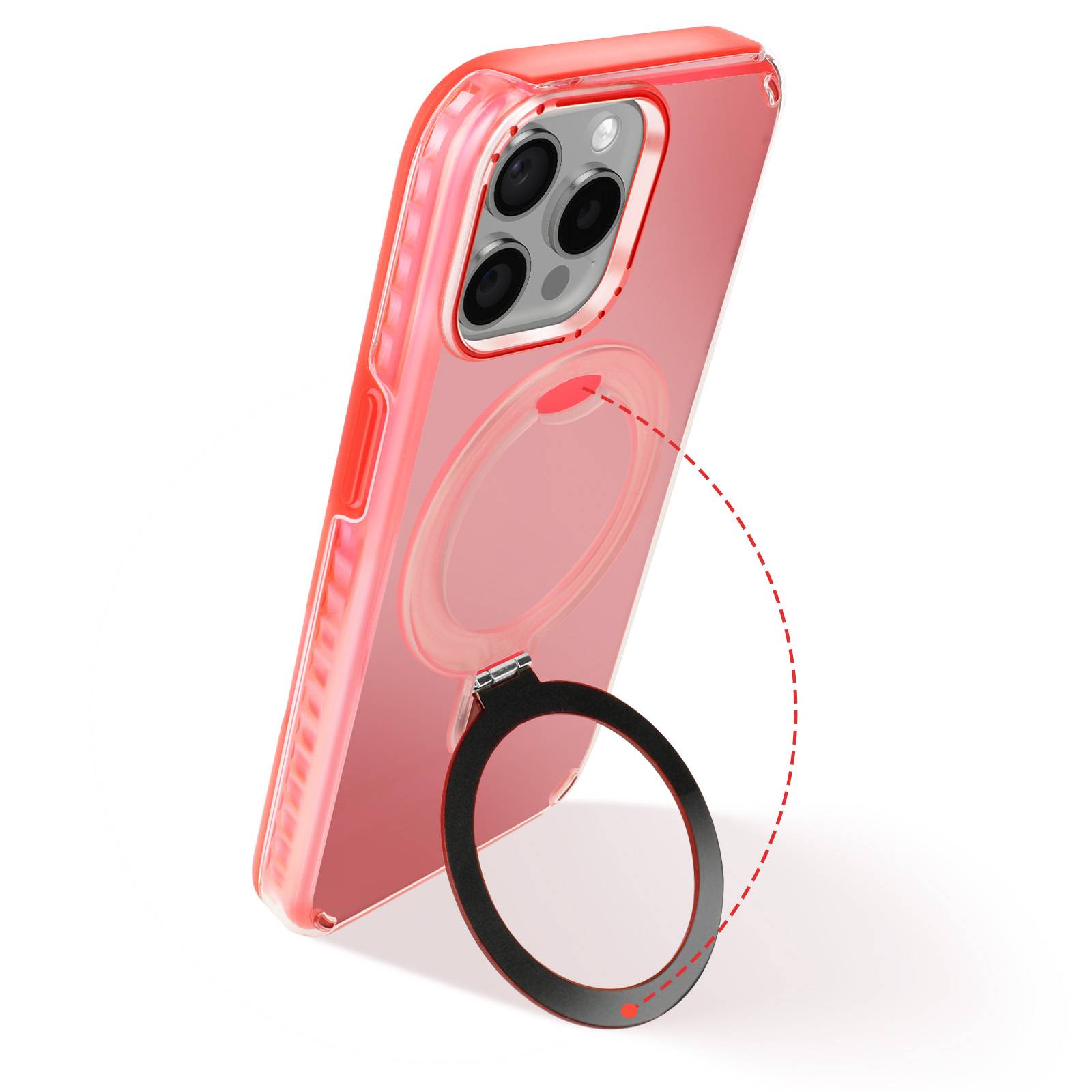 Coque MagSafe pour iPhone 14 Pro Antichoc avec Support Pliable-2