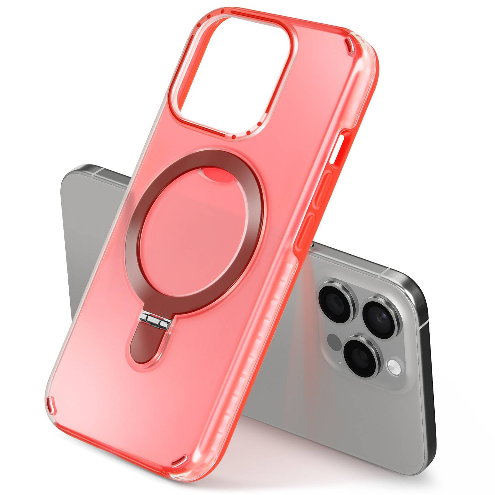 Coque MagSafe pour iPhone 14 Pro Antichoc avec Support Pliable-3