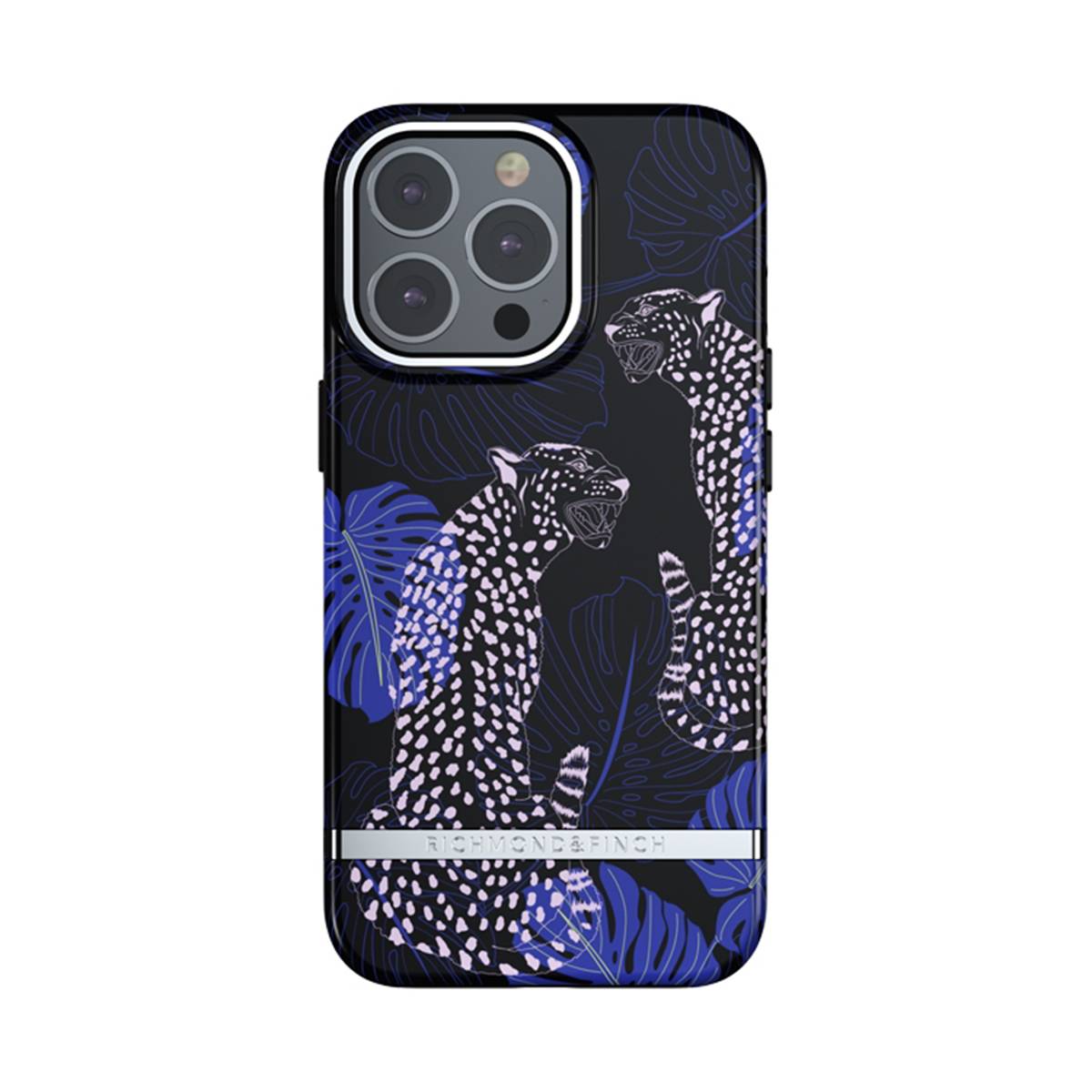 Coque pour iPhone 13 Pro Motifs Guépards Revêtement Antibactérien-0