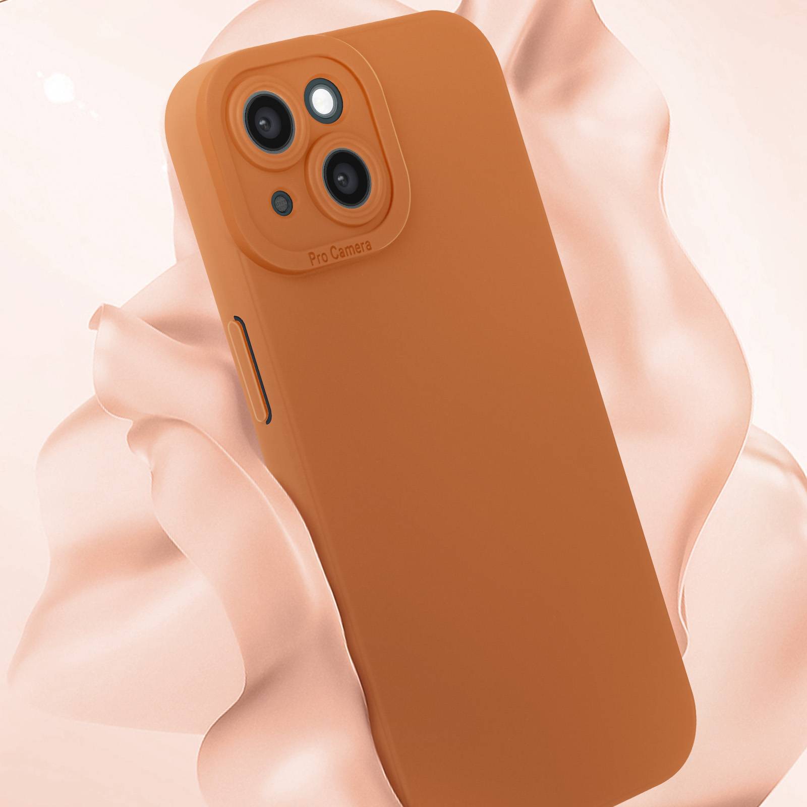 Coque pour iPhone 15 Plus Silicone Mat Protection Caméra-3