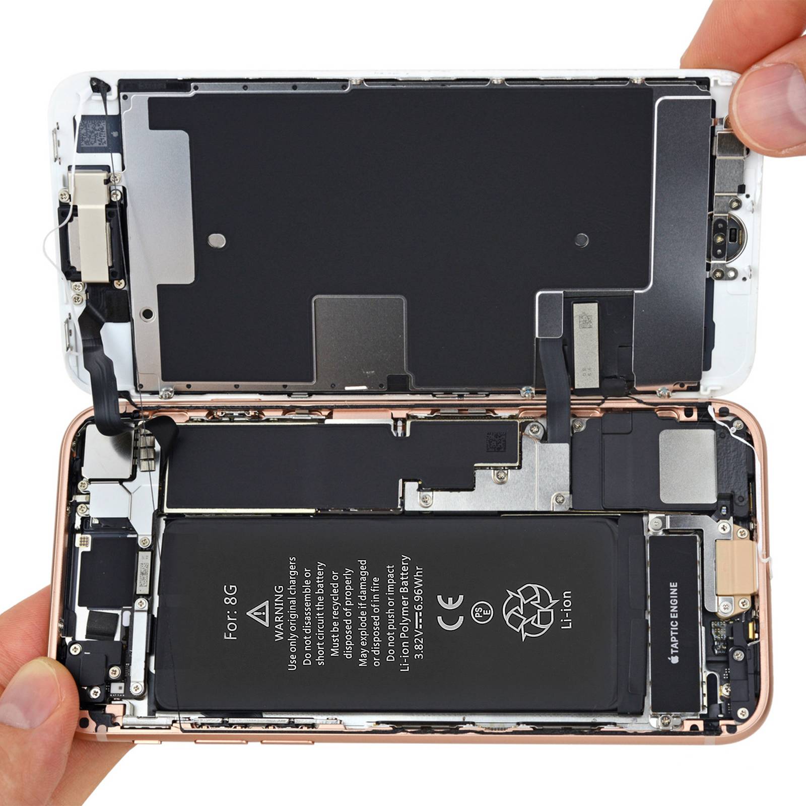 Batterie pour iPhone 8 1821mAh Li-Ion Remplace 1IP3/39/94-2