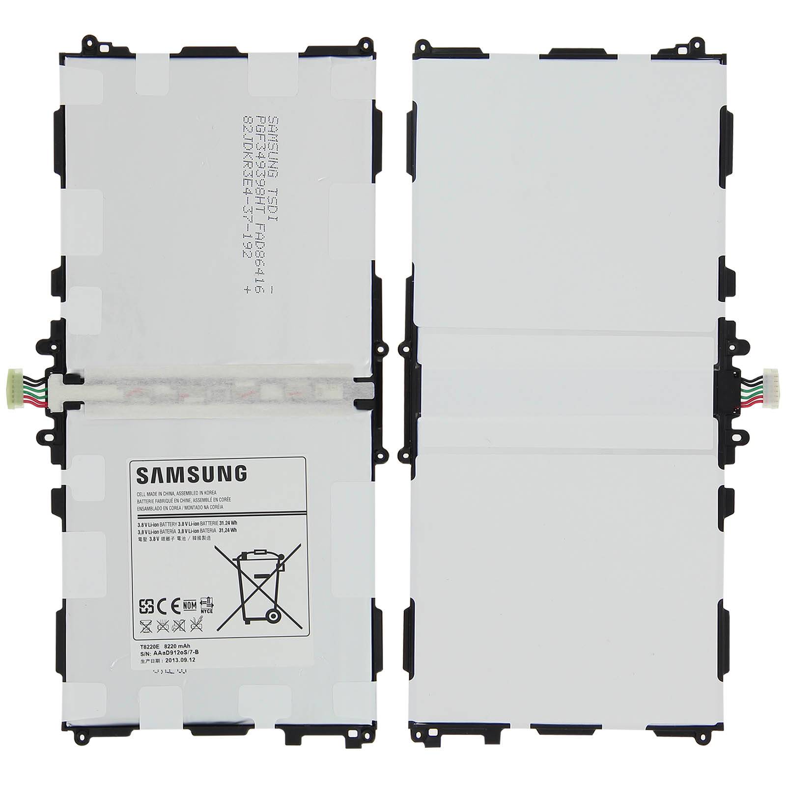 Batterie T8220E 8220mAh pour Samsung Galaxy Tab Pro 10.1-2