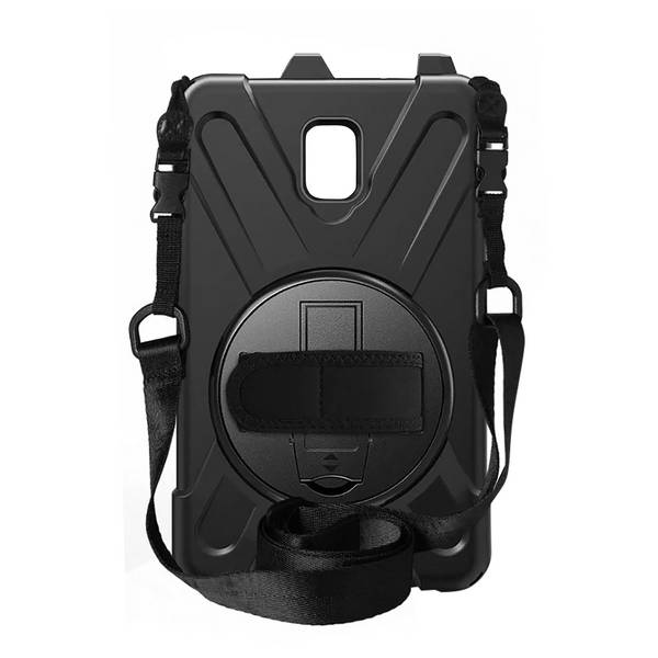 Coque pour Samsung Galaxy Tab Active 3 & Active 5 Poignée Rotative Béquille Bandoulière
