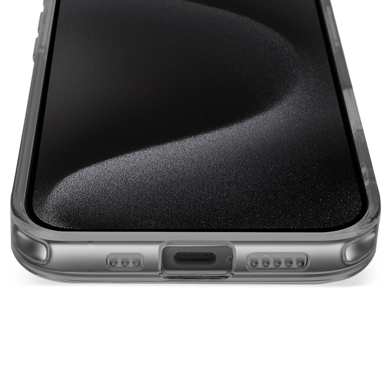 Coque MagSafe pour iPhone 15 Pro Max Dos Cristal Color-4
