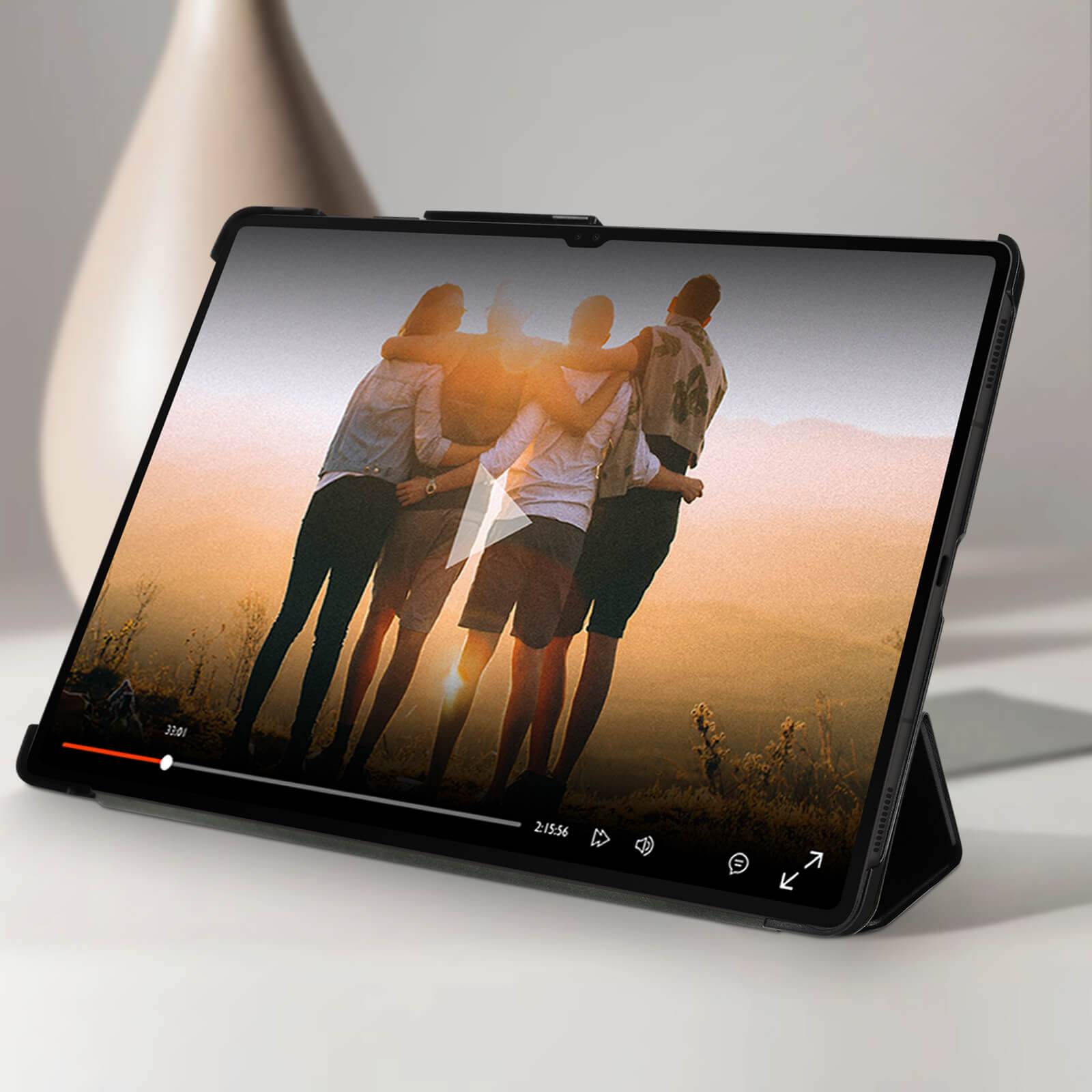 Housse pour Samsung Galaxy Tab S8 Ultra Support Vidéo et Clavier Série TriFold-2