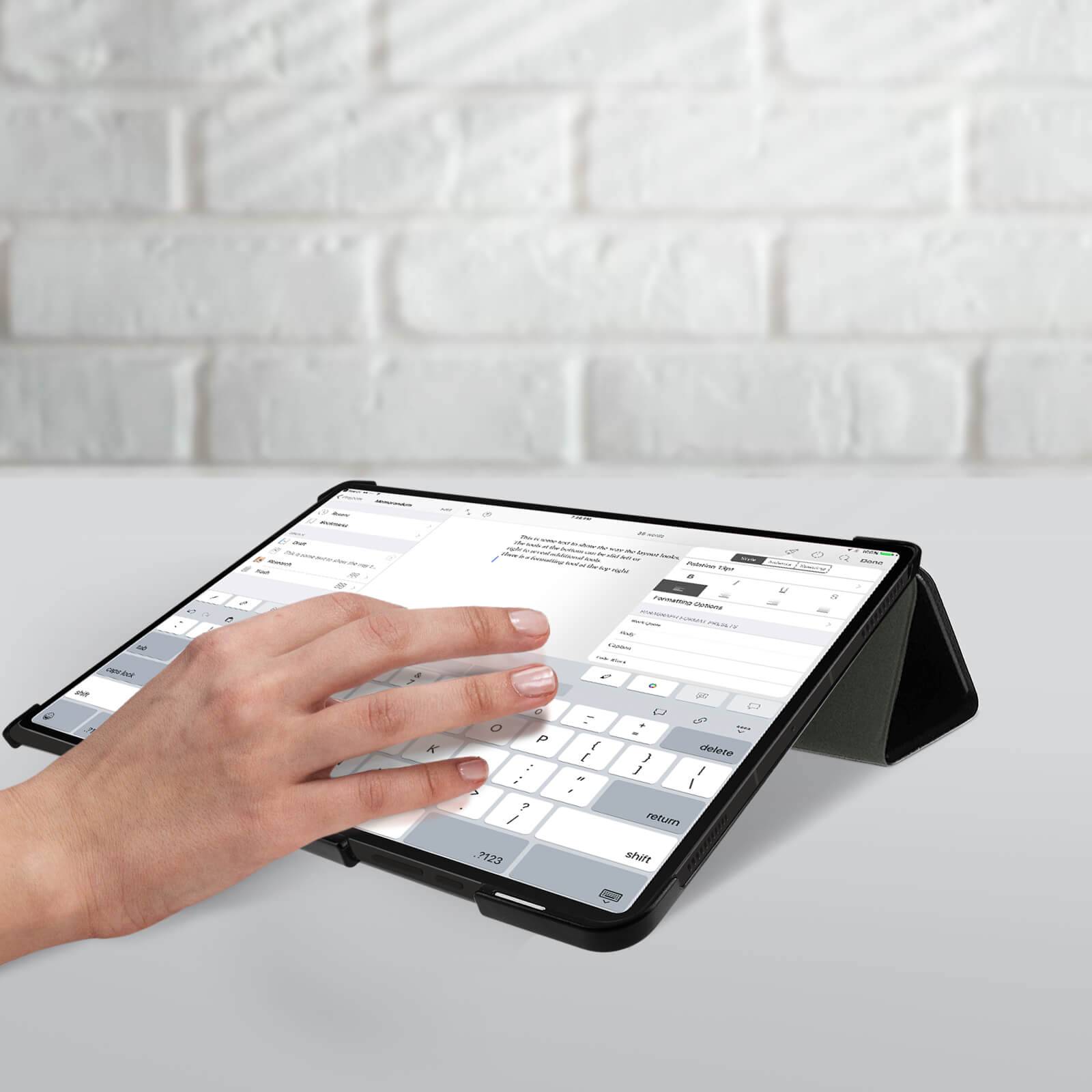 Housse pour Samsung Galaxy Tab S8 Ultra Support Vidéo et Clavier Série TriFold-3