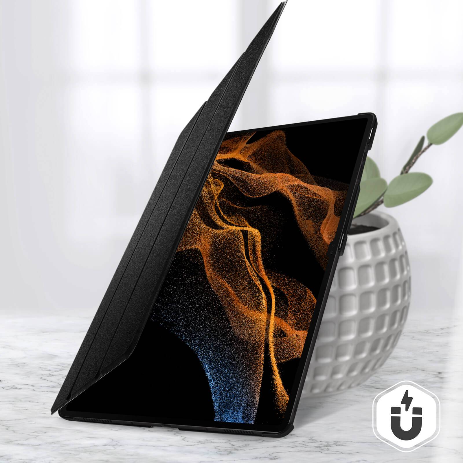 Housse pour Samsung Galaxy Tab S8 Ultra Support Vidéo et Clavier Série TriFold-4
