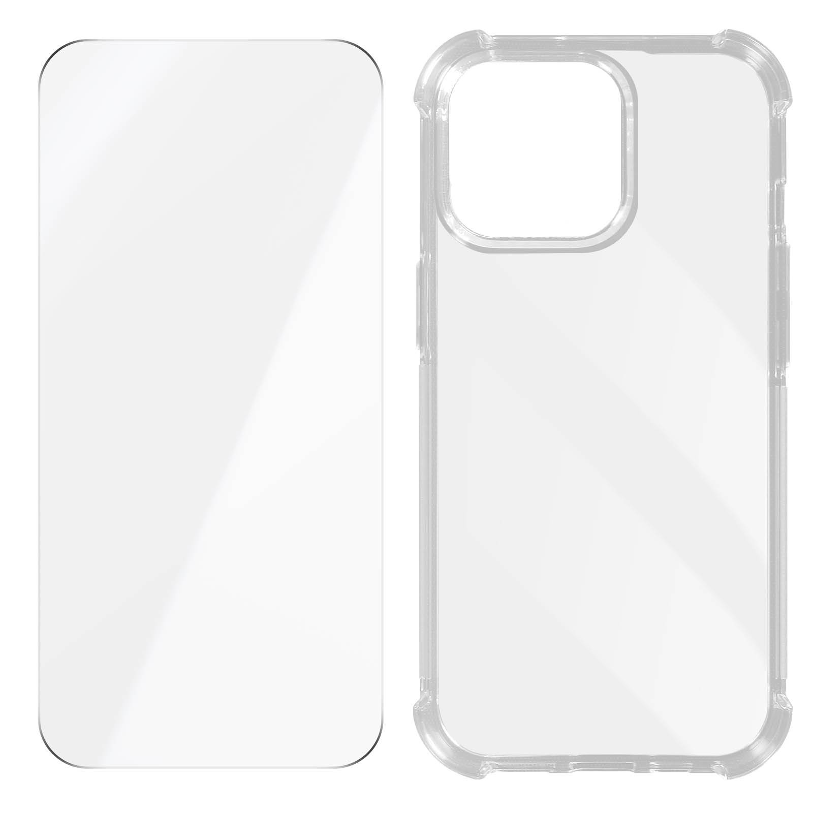 Coque pour iPhone 15 Pro Coins Renforcés Antichoc + Verre Trempé 9H-1