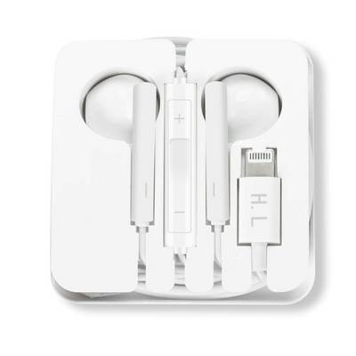 Écouteurs iPhone Lightning Filaires Kit Mains Libres Télécommande Micro-0