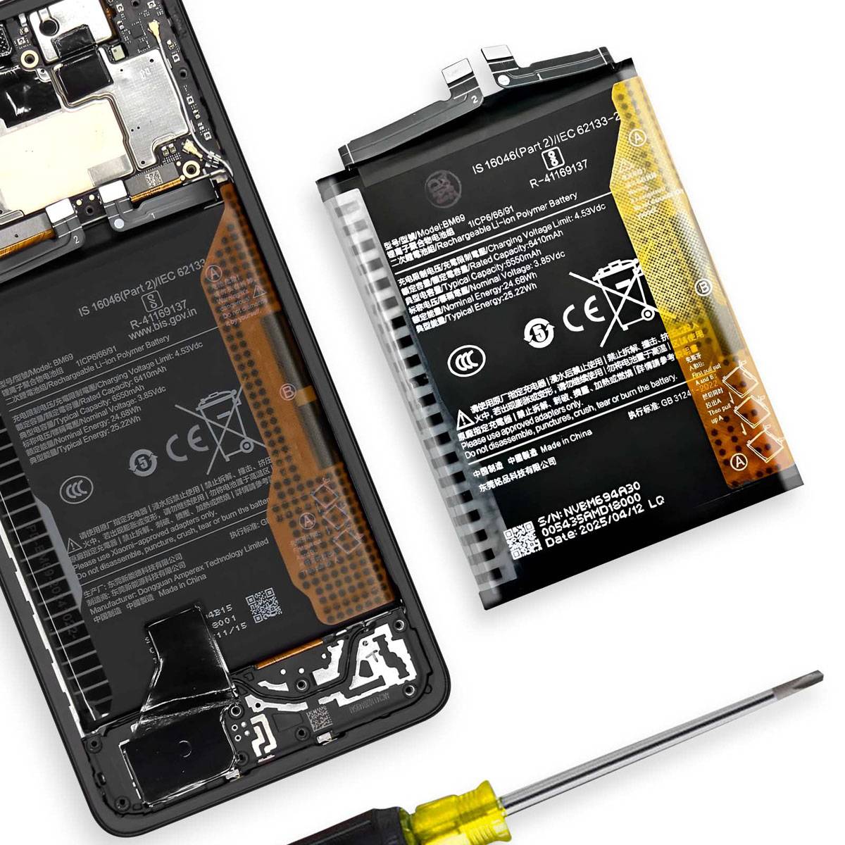 Batterie de Remplacement 6000mAh pour Xiaomi Poco X7 Pro 5G-2
