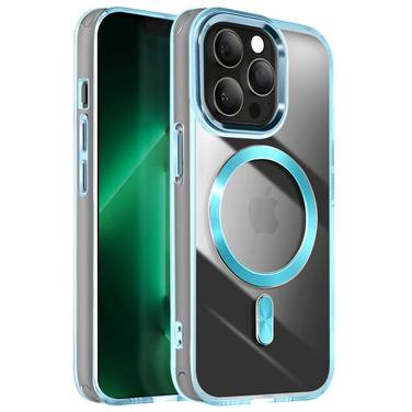 Coque MagSafe pour iPhone 13 Pro Max Dos Cristal Color