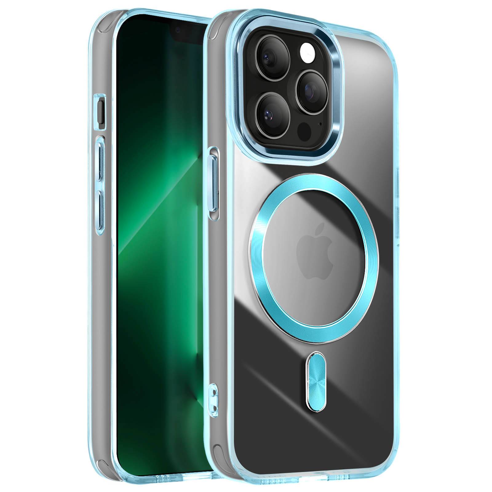 Coque MagSafe pour iPhone 13 Pro Max Dos Cristal Color-0