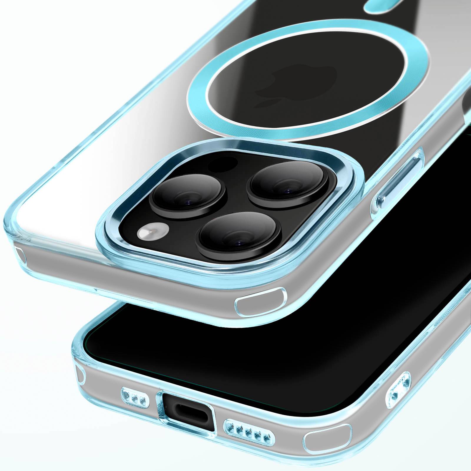 Coque MagSafe pour iPhone 13 Pro Max Dos Cristal Color-1