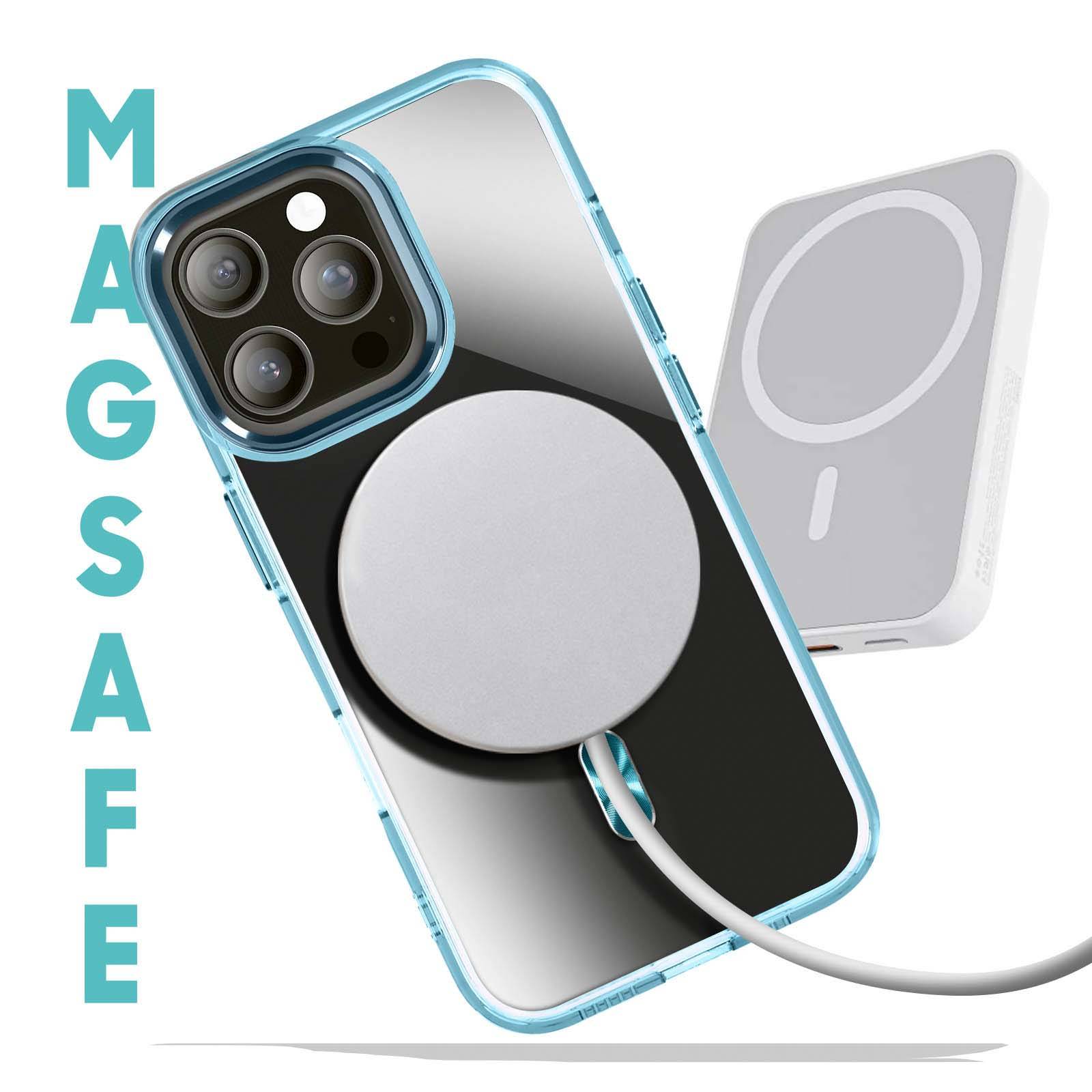 Coque MagSafe pour iPhone 13 Pro Max Dos Cristal Color-2