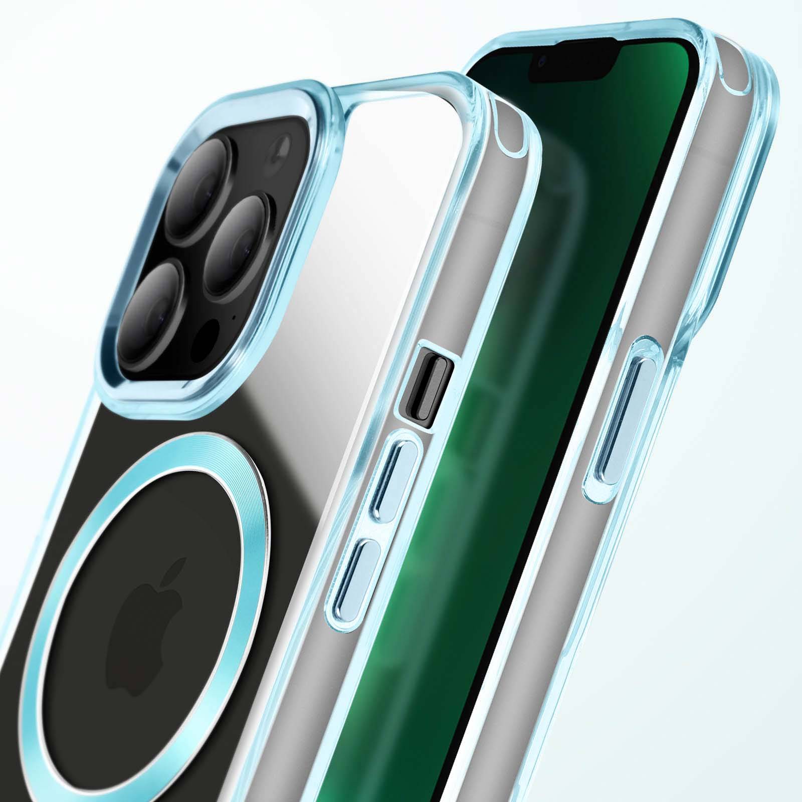 Coque MagSafe pour iPhone 13 Pro Max Dos Cristal Color-3