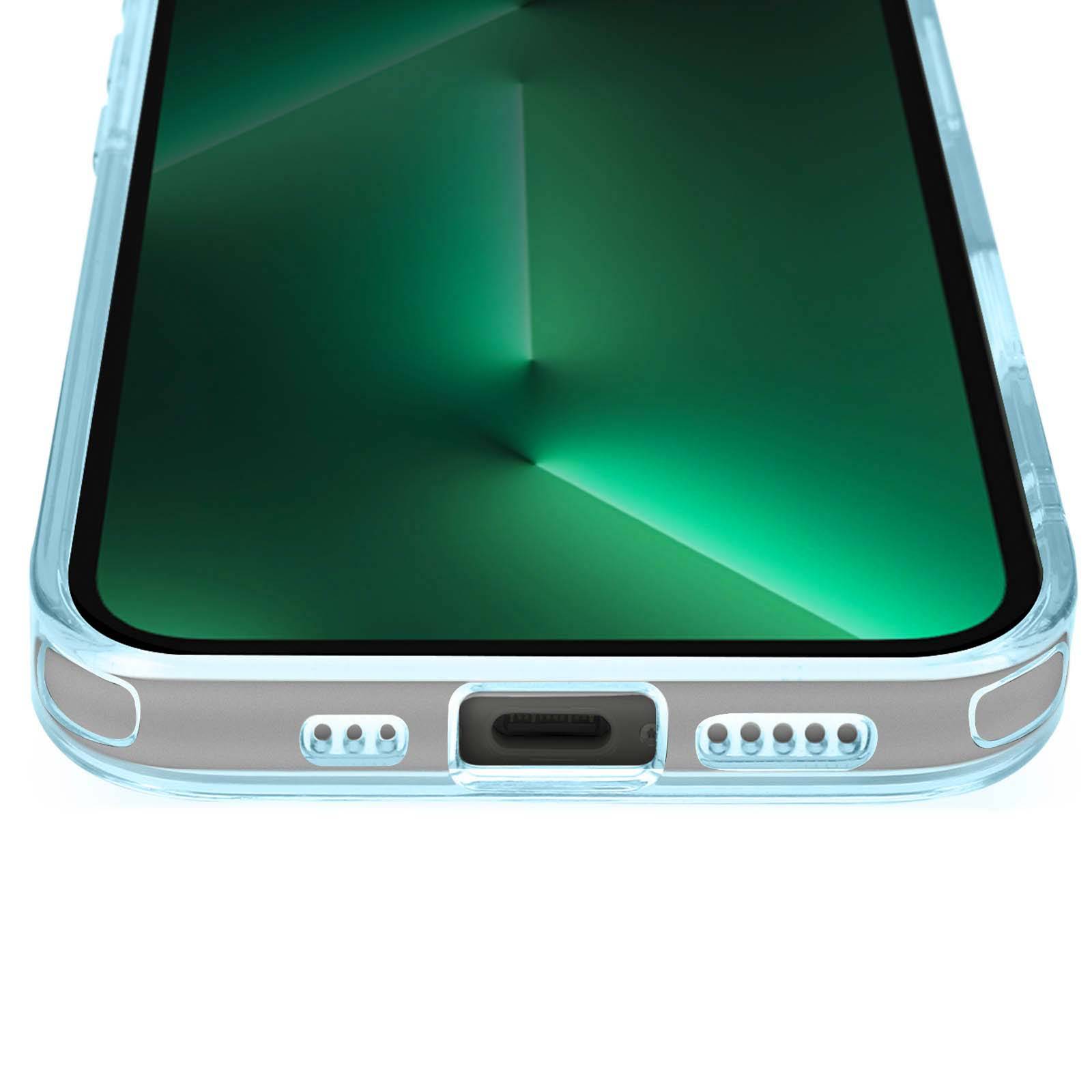 Coque MagSafe pour iPhone 13 Pro Max Dos Cristal Color-4
