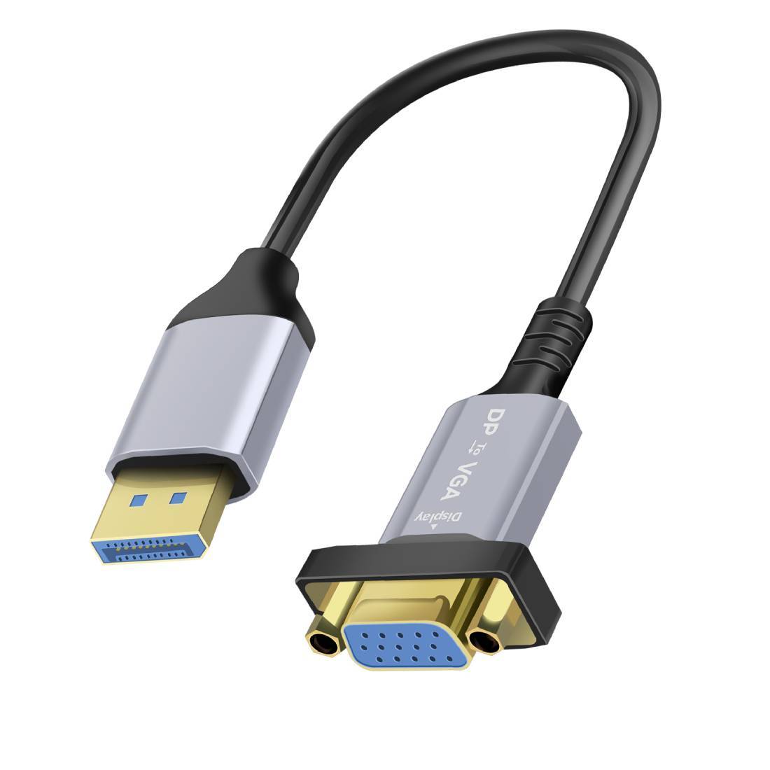 Câble Adaptateur DisplayPort vers VGA Full HD 1080p-0