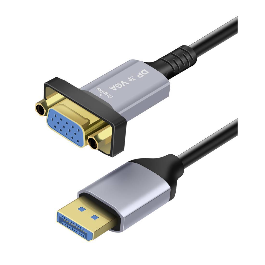 Câble Adaptateur DisplayPort vers VGA Full HD 1080p-1