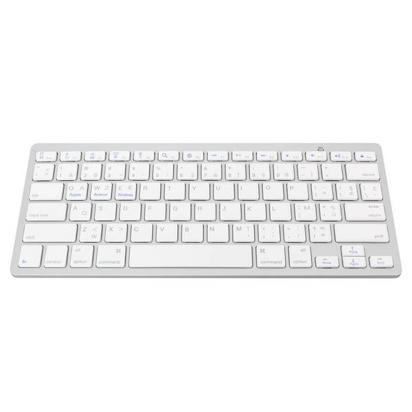 Clavier Bluetooth AZERTY et QWERTY Mécanisme à ciseaux Temps réponse 0.2s
