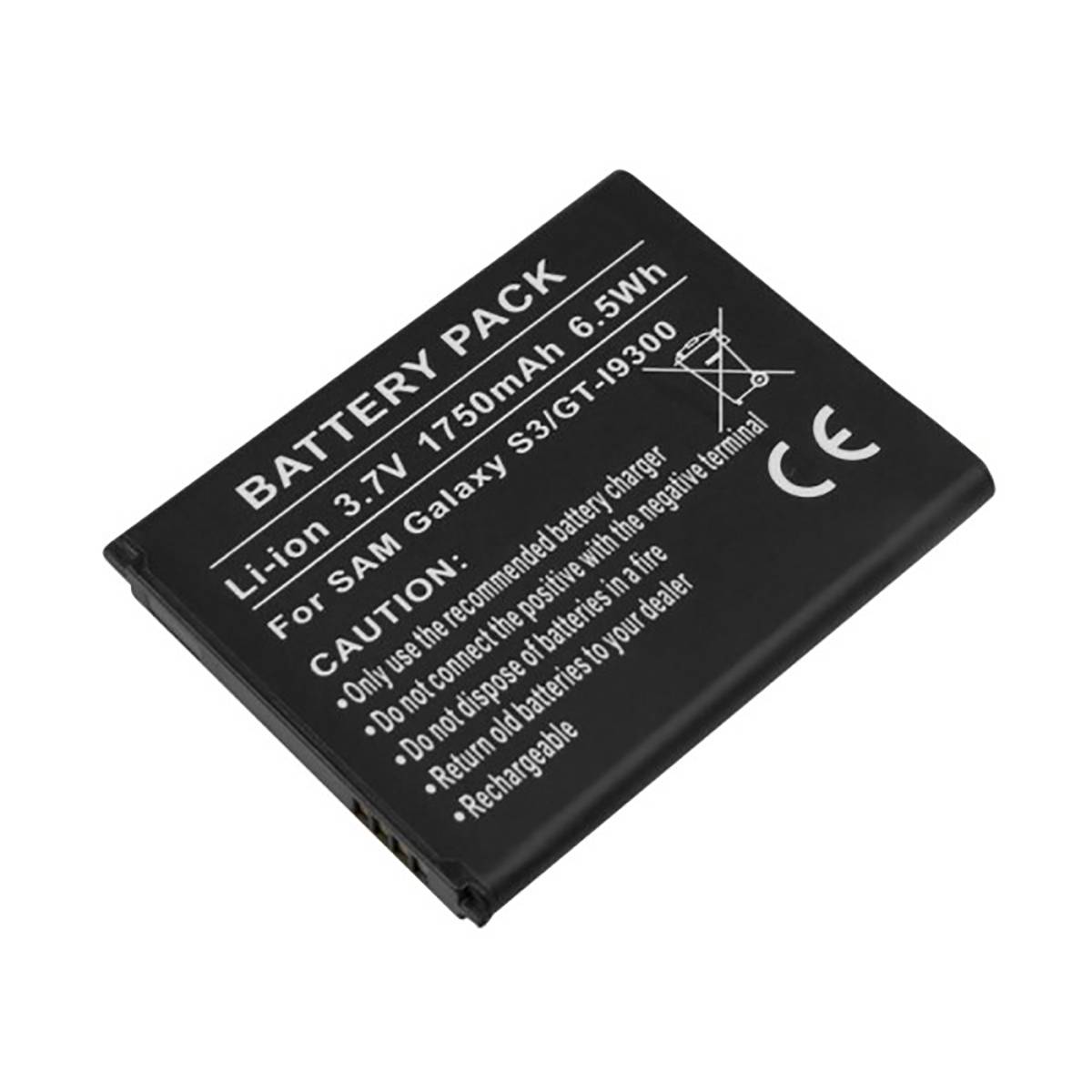Batterie Samsung Galaxy S3 GT-I9300 Li-ion 3.7V 1750mAh 6.5Wh-0