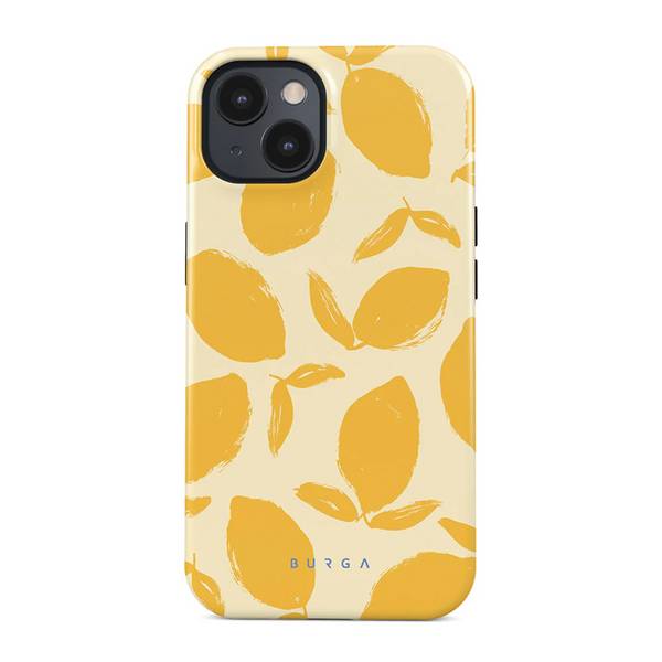 Coque pour iPhone 13 MagSafe Tough Antichocs Modèle Lemon Tart