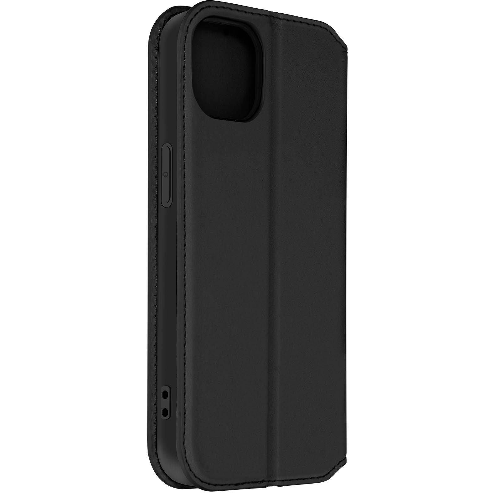 Étui pour iPhone 15 Plus Porte-carte Support Vidéo Clapet Magnétique-1