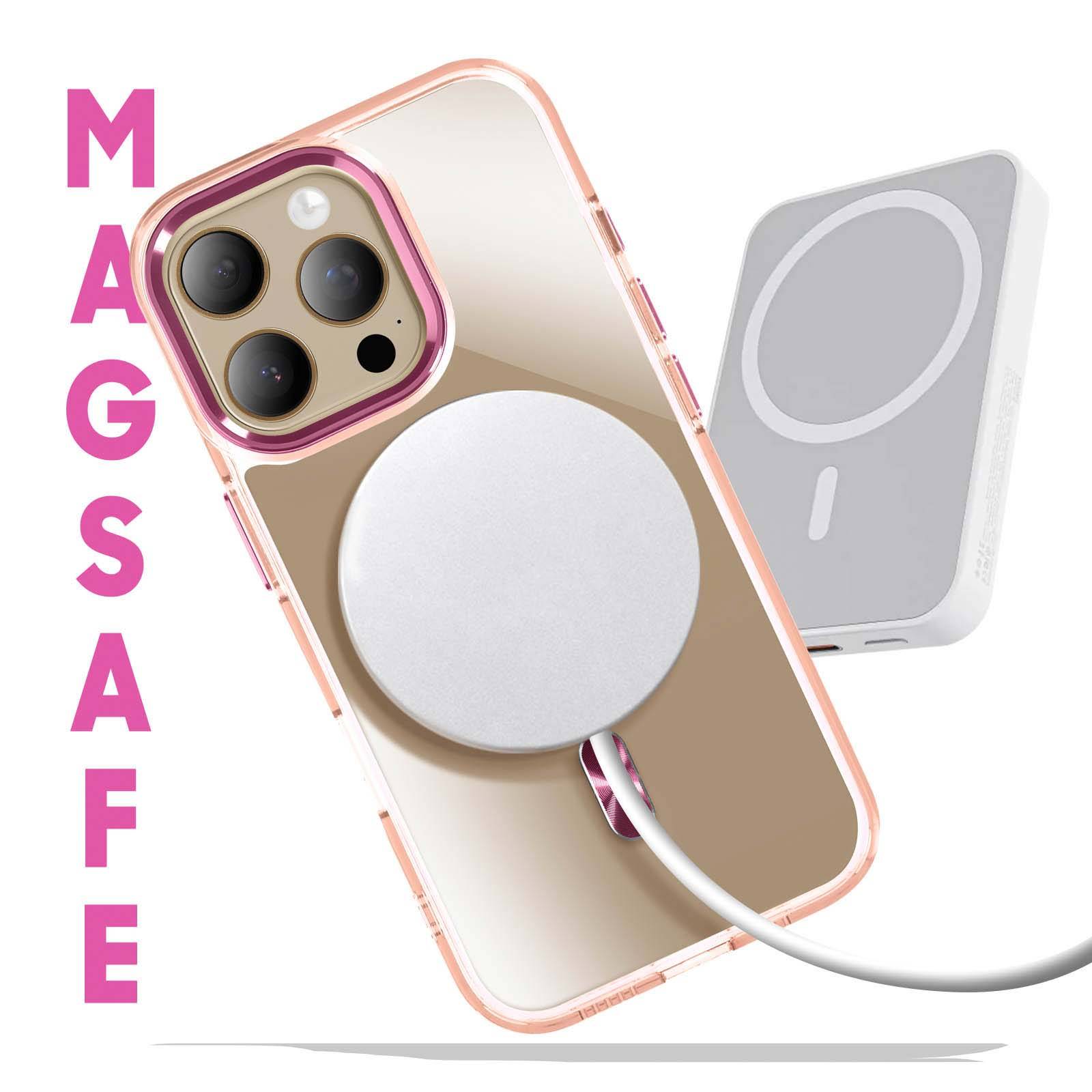 Coque MagSafe pour iPhone 13 Pro Dos Cristal Color-2
