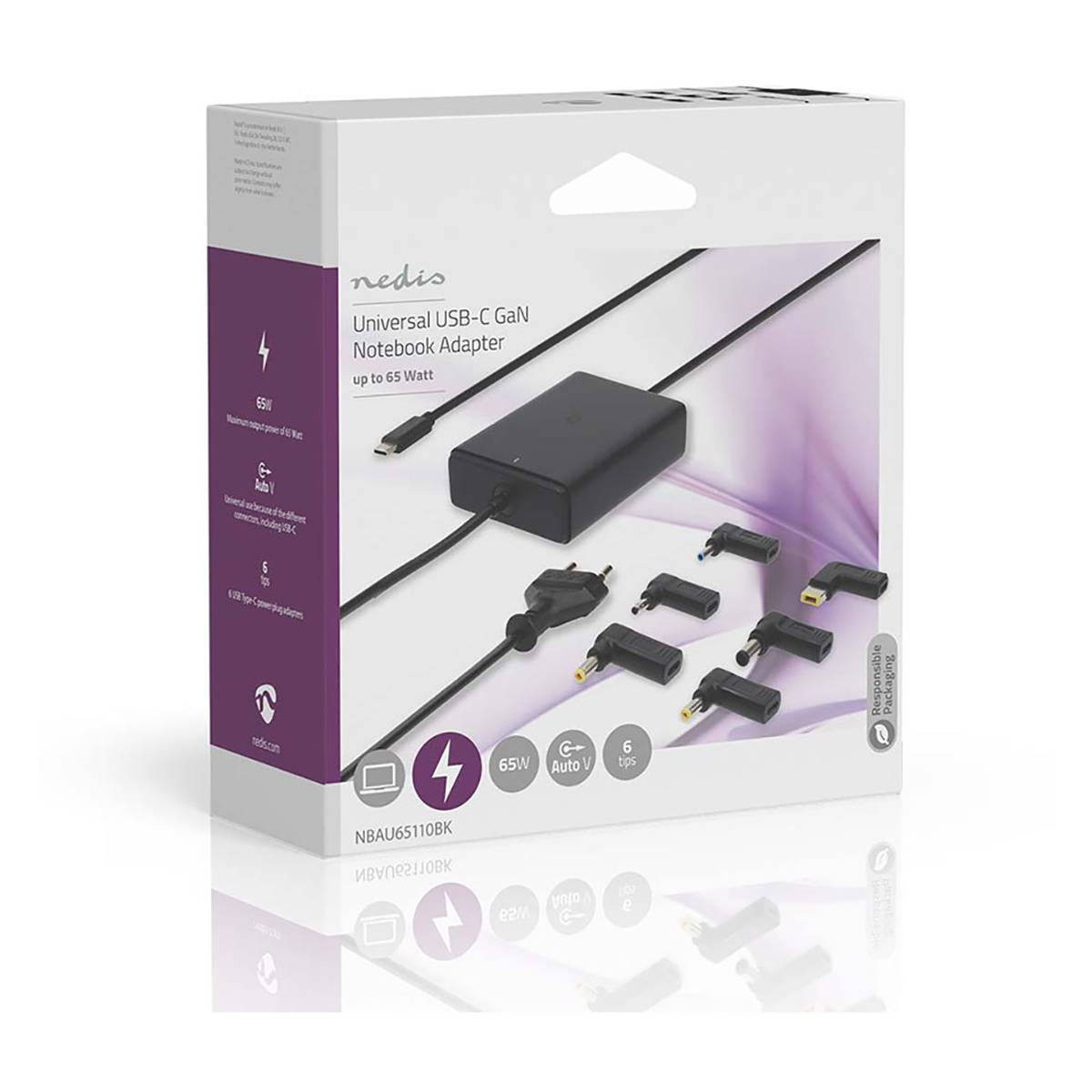Chargeur USB-C 65W GaN pour PC Portable / Tablette / Smartphone Ultra Rapide-4