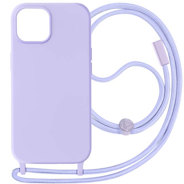 Coque Cordon pour iPhone 15 Plus Lanière Tour du Cou 80cm série Corda