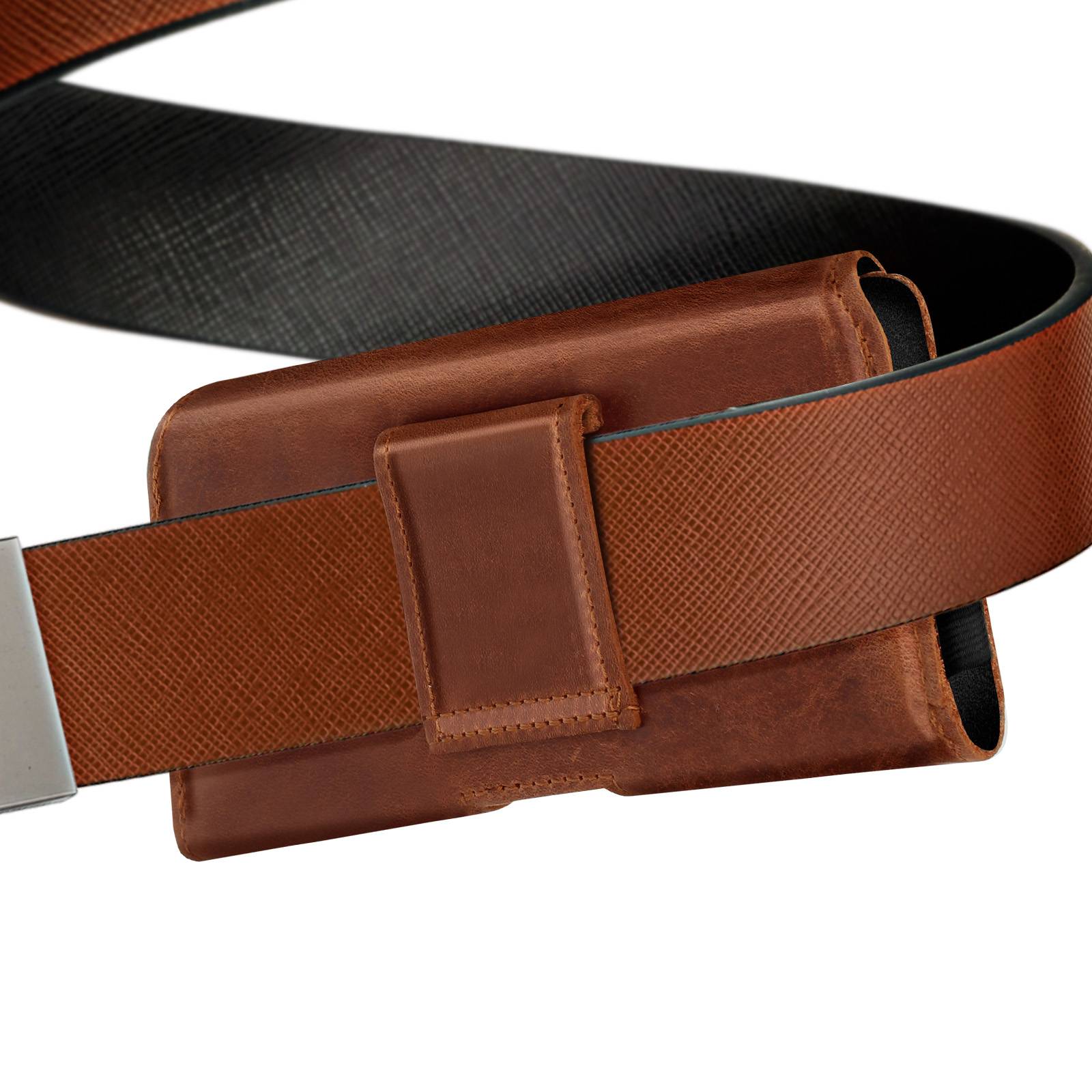 Étui Ceinture Universel Taille XL Cuir Royal Fermeture Aimantée-2