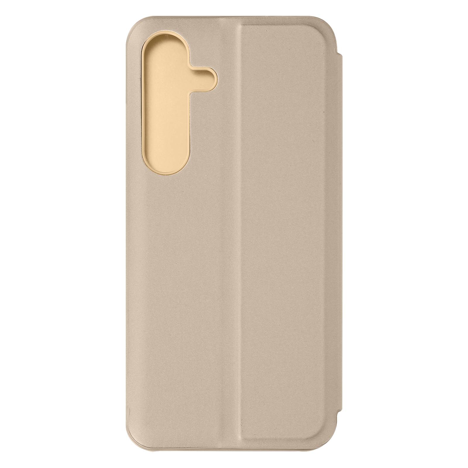 Étui pour Samsung Galaxy S24 Clapet Effet Miroir Support Stand-1