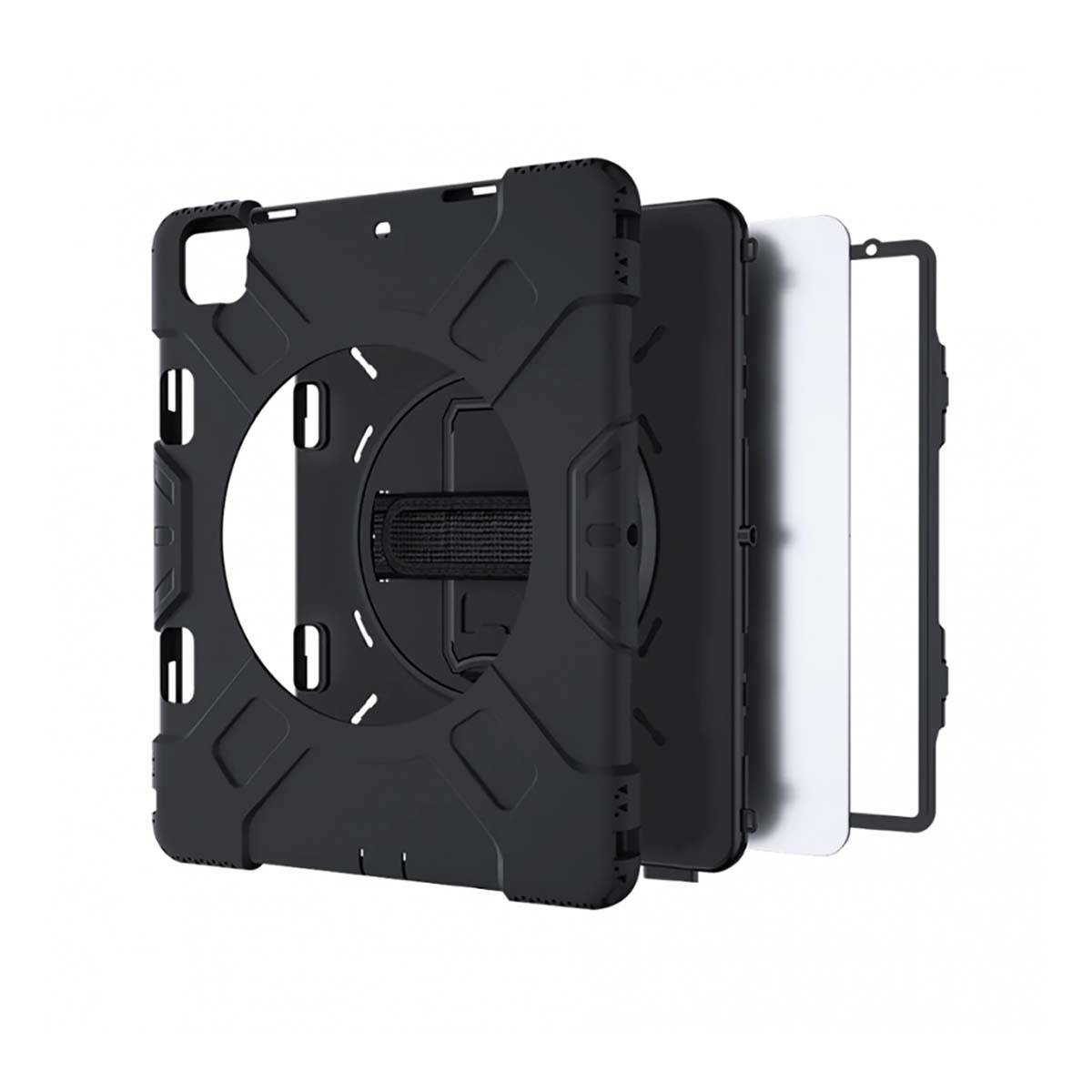 Coque pour iPad Air 13" / Pro 12.9" Renforcée 3M avec Poignée Rotative à 360°-3