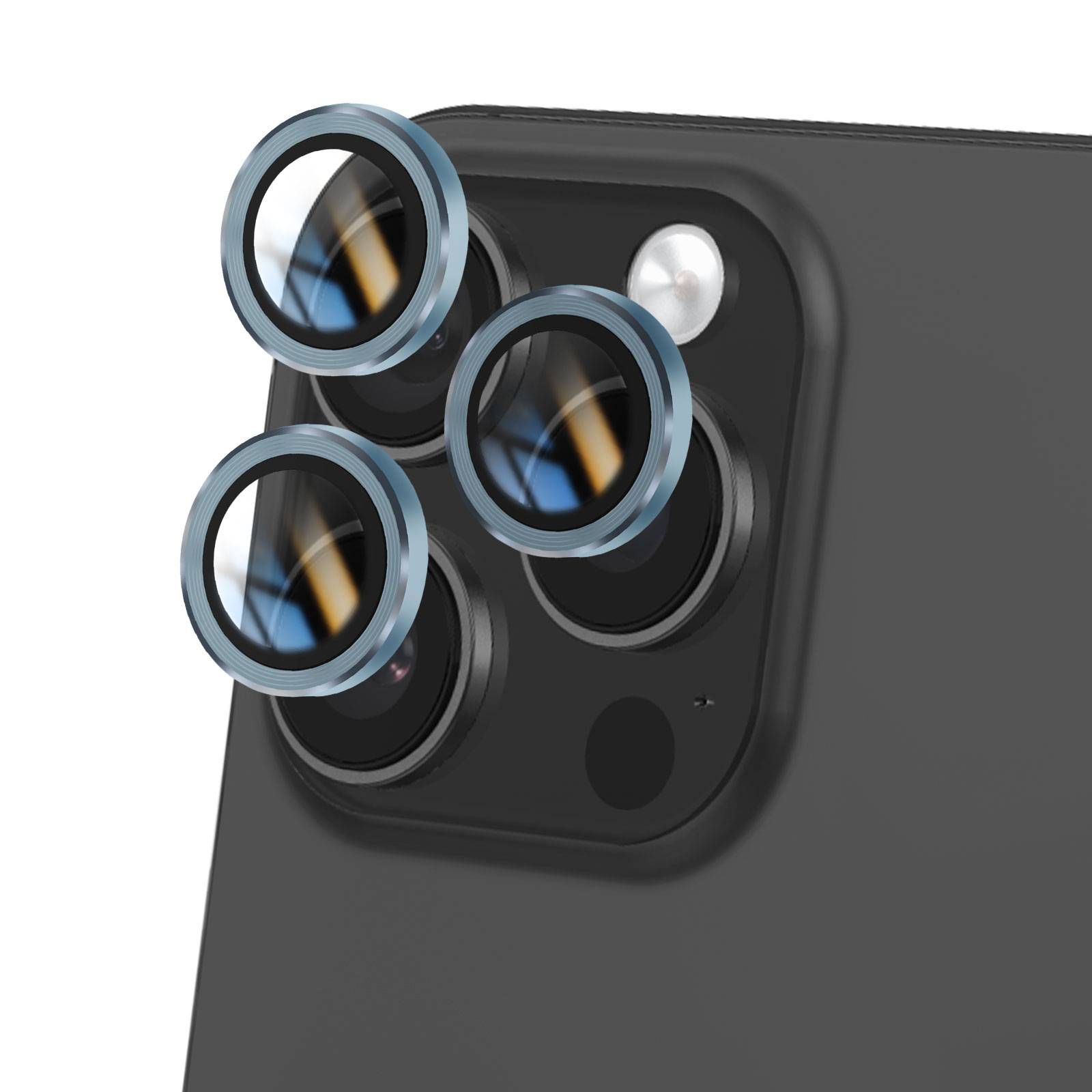 Verre Trempé Caméra pour iPhone 16 Pro Dureté 9H Anti-rayures-0