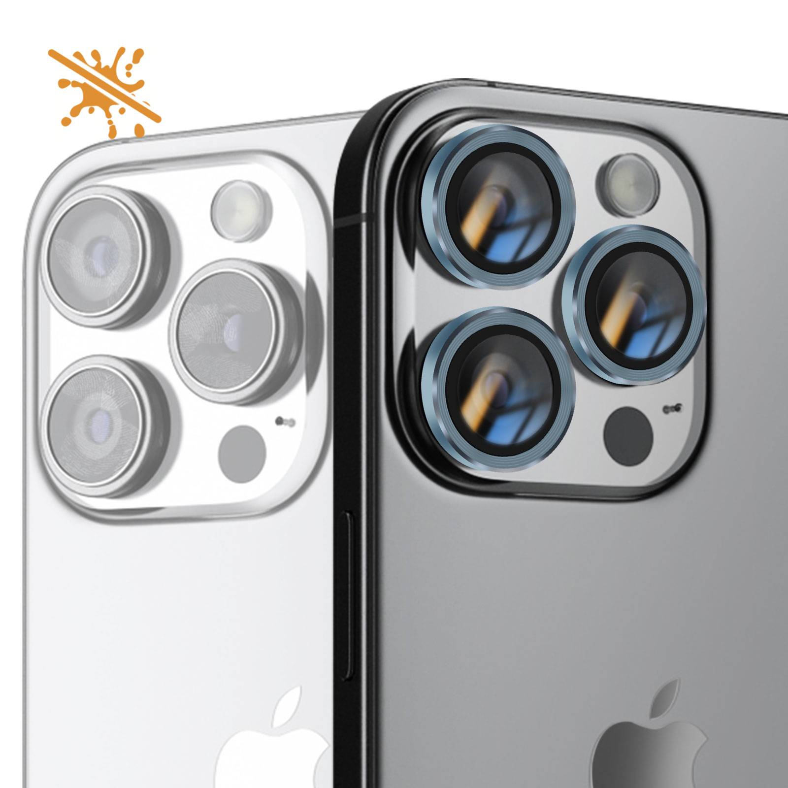 Verre Trempé Caméra pour iPhone 16 Pro Dureté 9H Anti-rayures-4