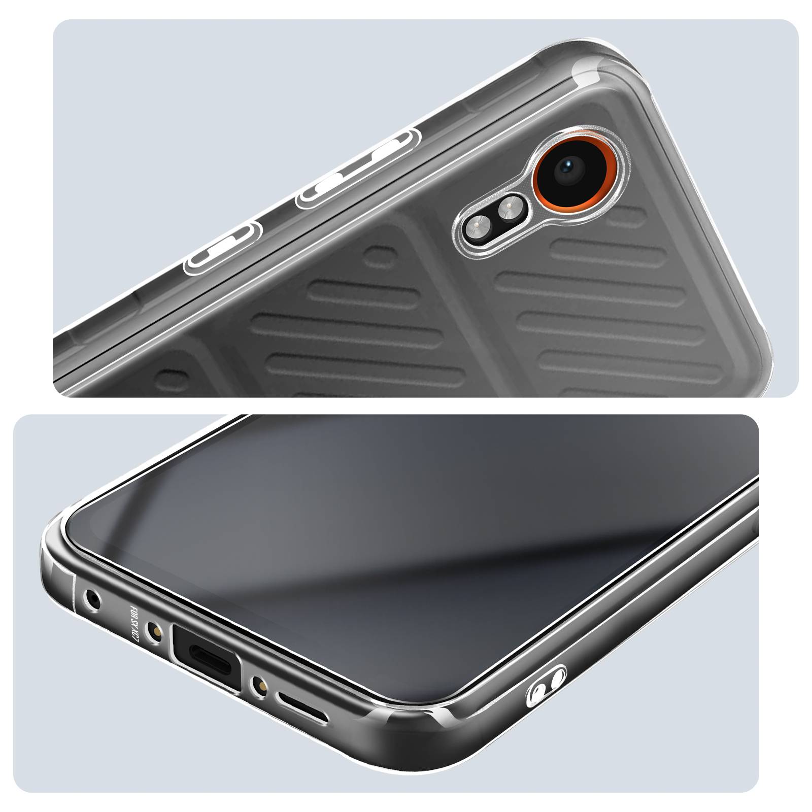 Coque pour Samsung Galaxy Xcover 7 Rigide avec Verre Trempé 9H-3
