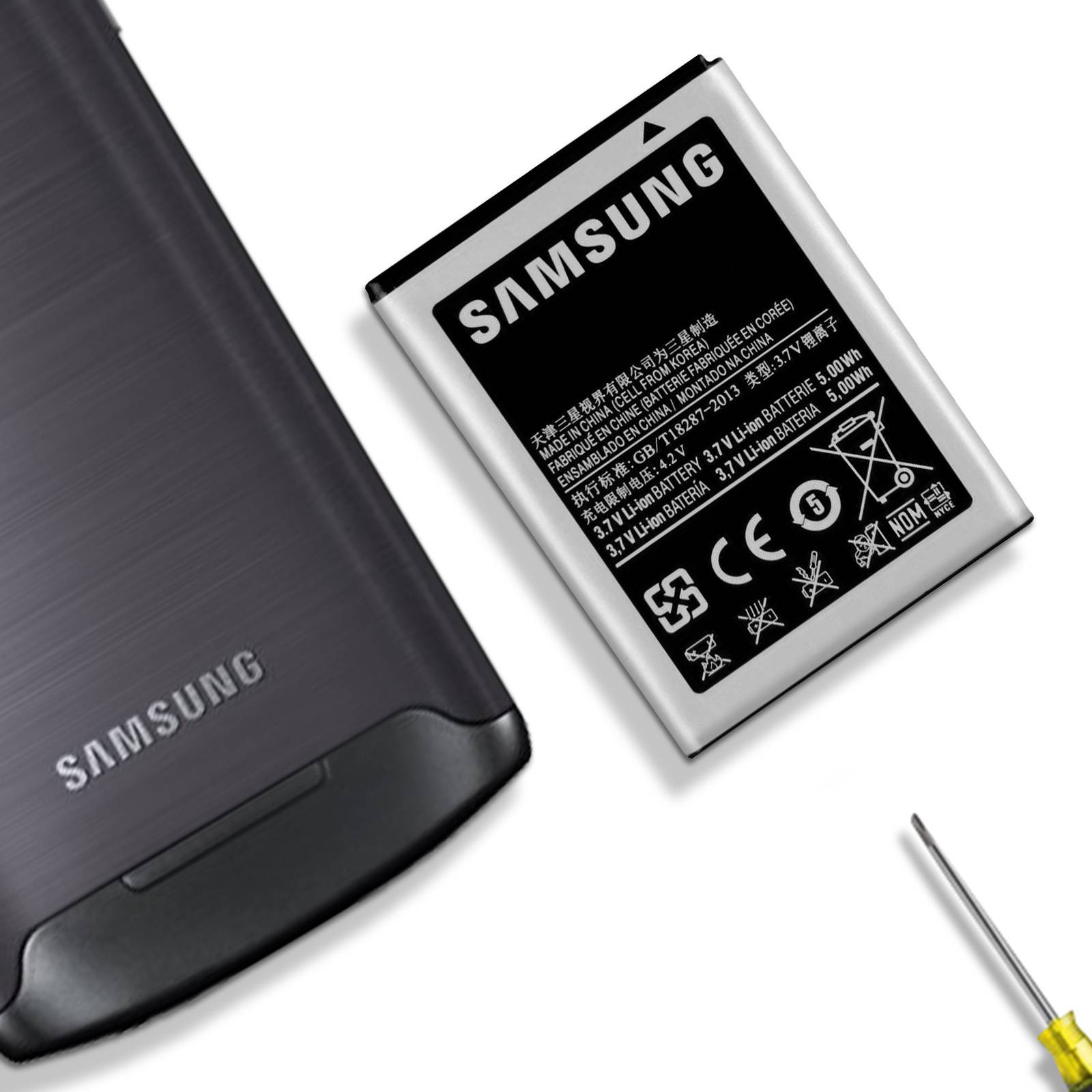 Batterie pour Samsung Galaxy Xcover, Wave 3 et Omnia W Capacité 1500mAh-2