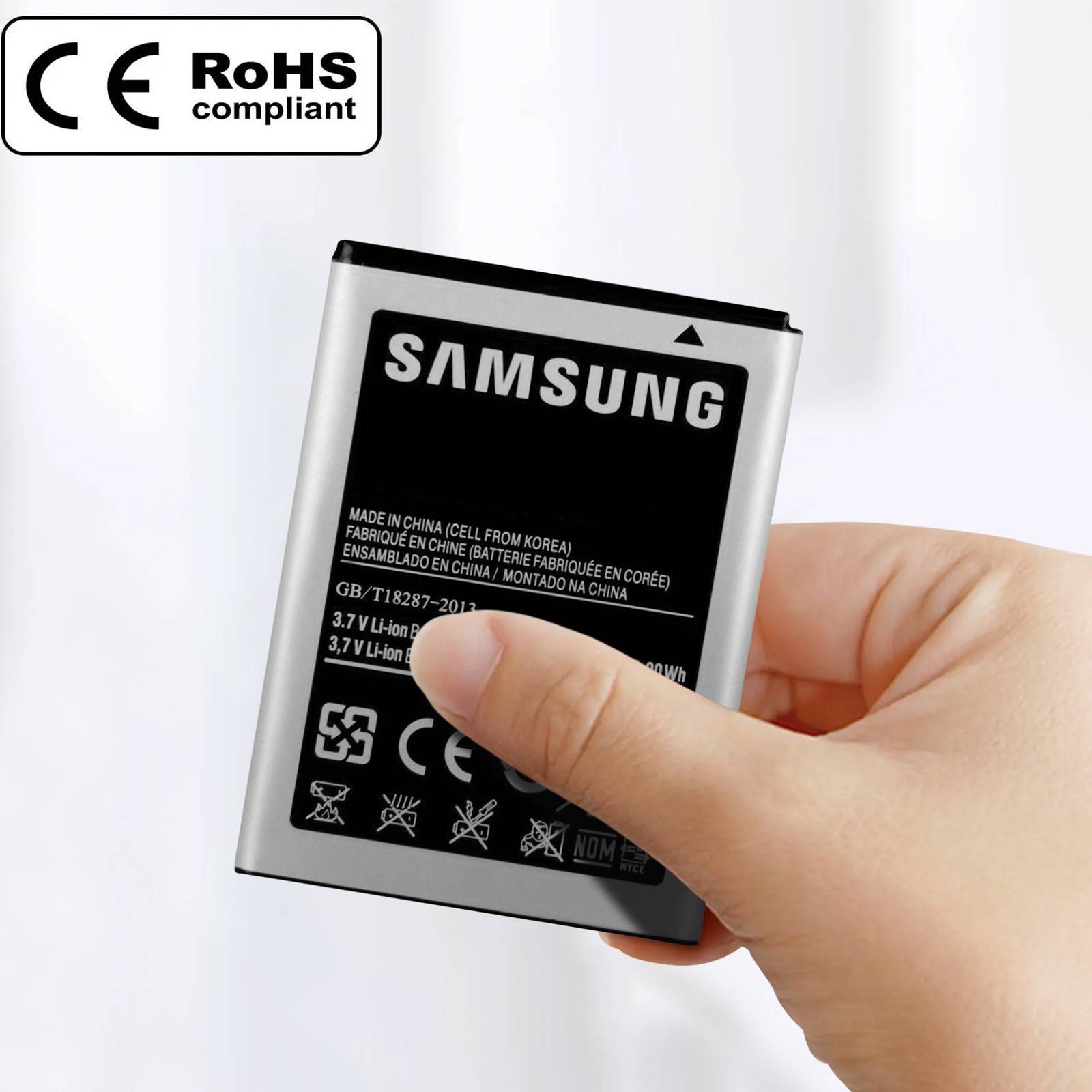 Batterie pour Samsung Galaxy Xcover, Wave 3 et Omnia W Capacité 1500mAh-3