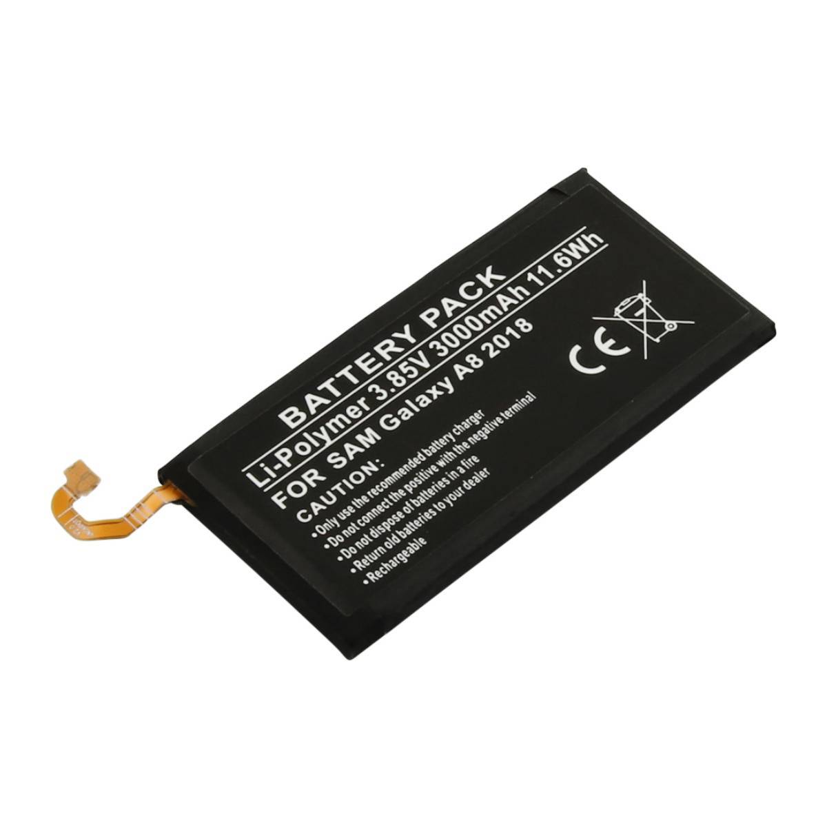 Batterie de Remplacement pour Galaxy A8 2018 3,85V 3000mAh Li-Polymer-0