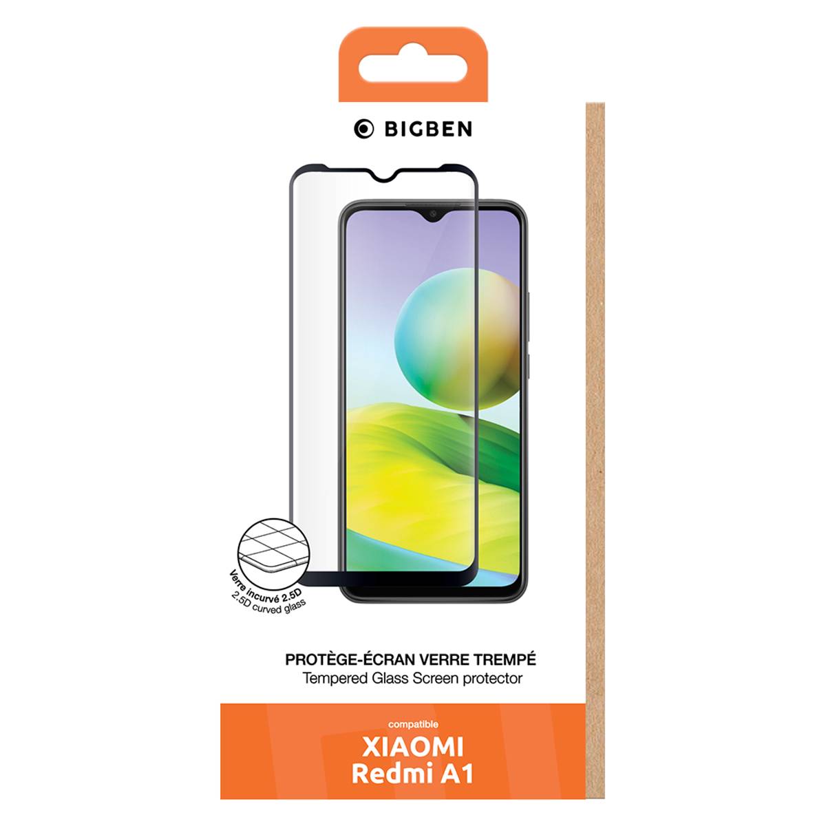 Protection d'Écran pour Xiaomi Redmi A1 / A2 en Verre Trempé 2.5D 9H-1