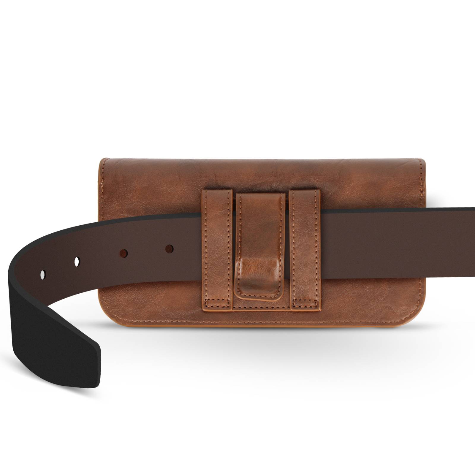 Étui Ceinture Horizontal pour Smartphone 6.7 pouces Clip et Passants-3