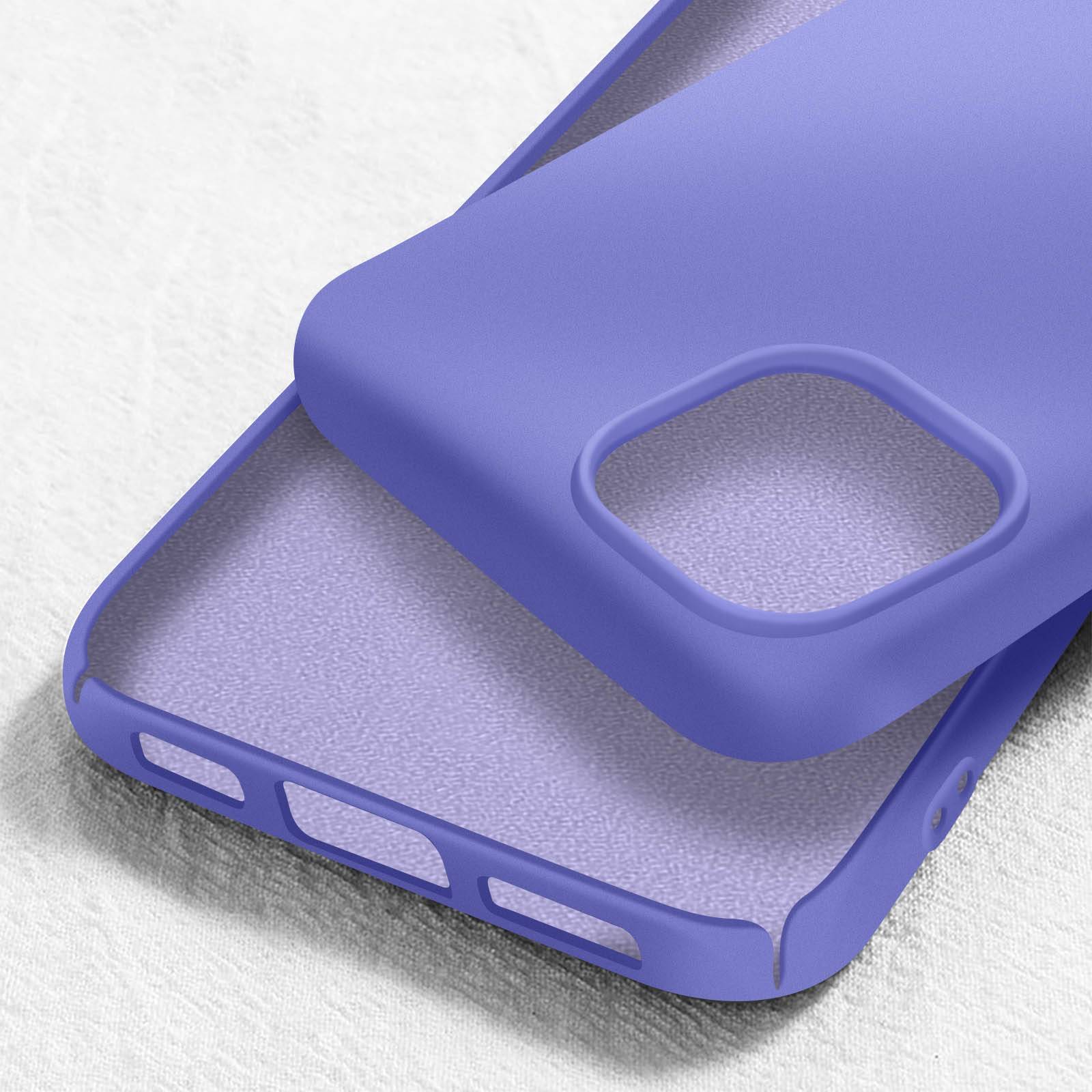 Coque pour iPhone 15 Plus Silicone Premium Semi rigide Mate Douce-4