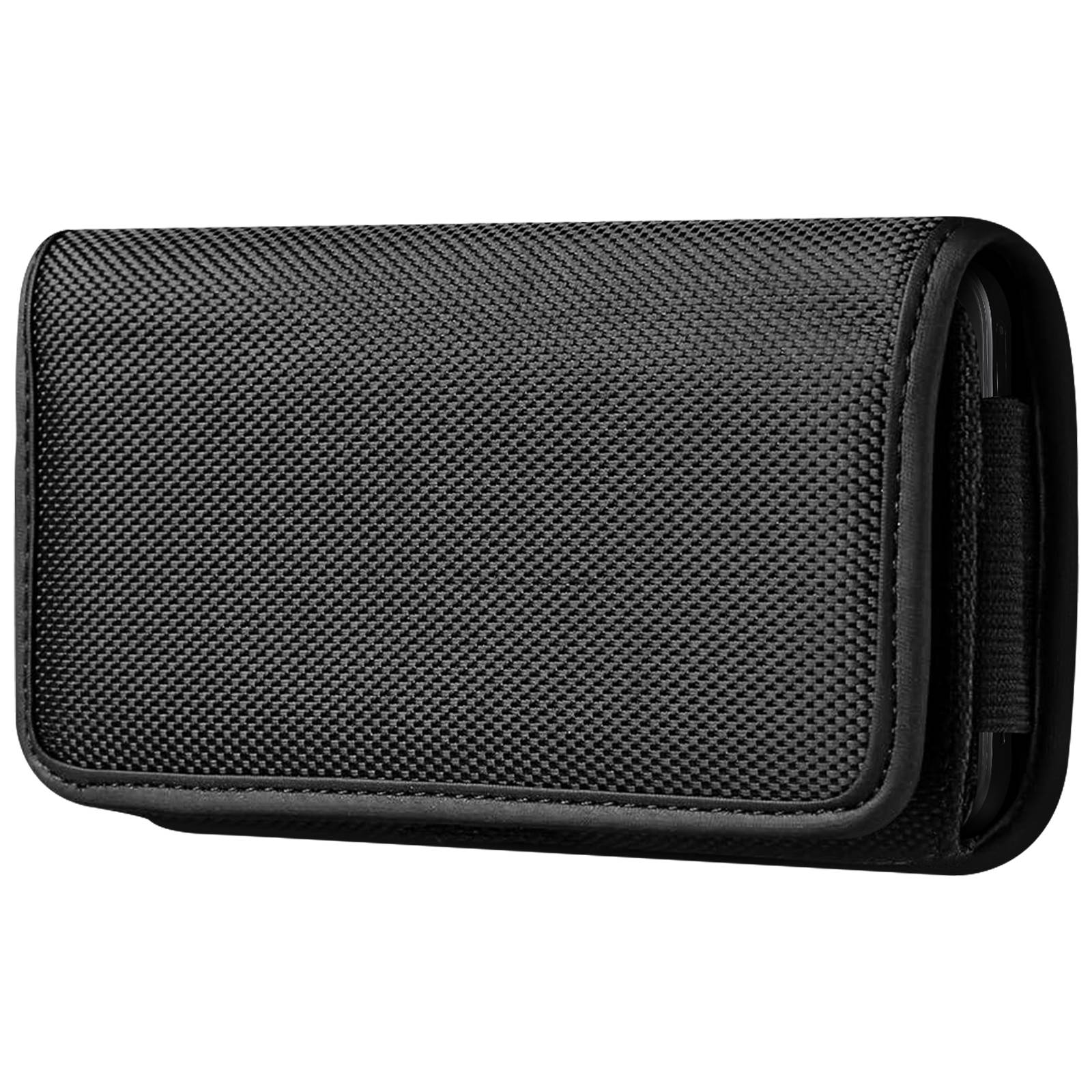 Étui Ceinture Taille XXL Tissu Oxford Clip Solide et Rabat à Scratch-0