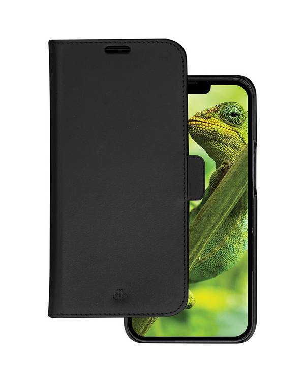 Étui pour iPhone 14 Plus Folio 2 en 1 Modèle Lynge en Cuir avec Porte-Cartes