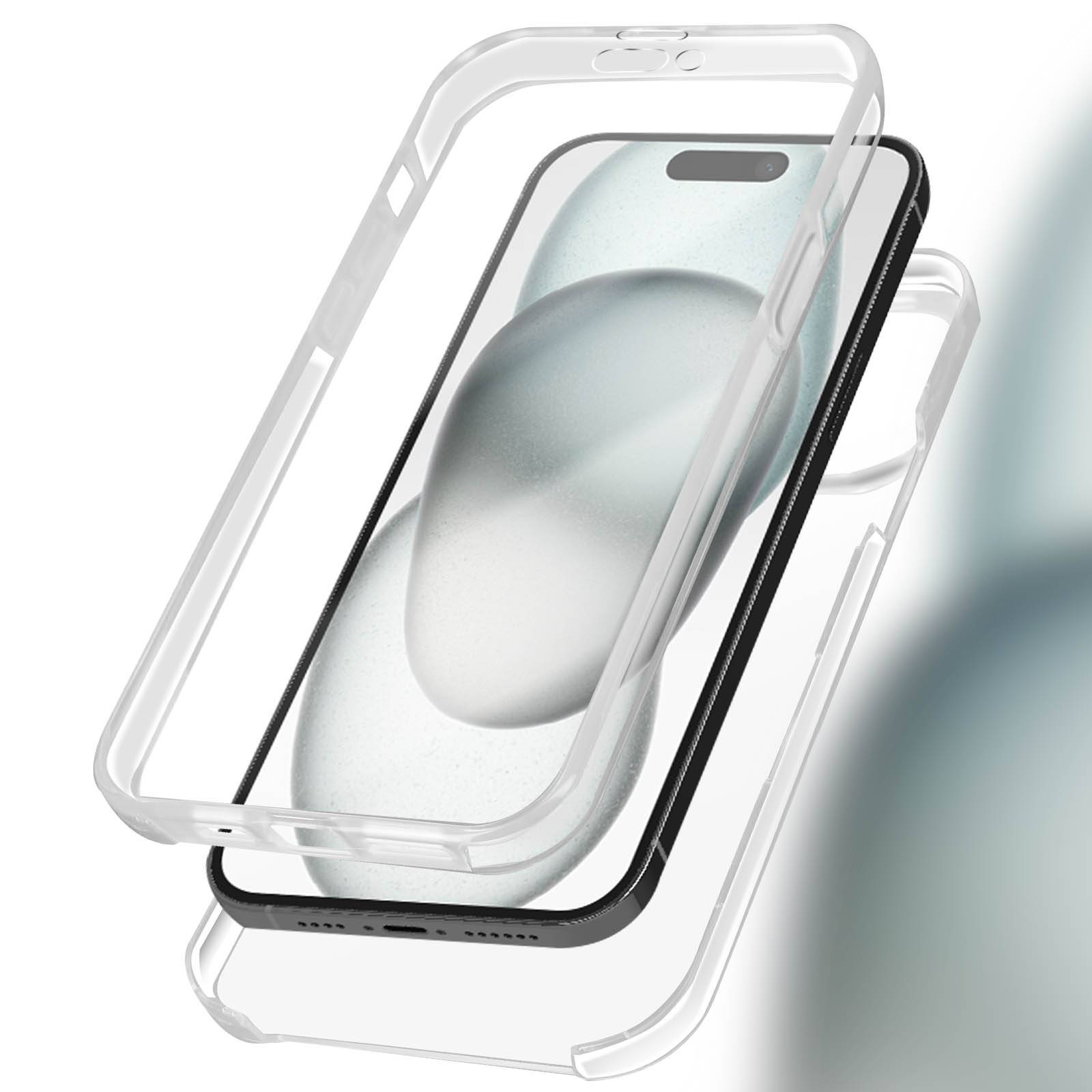 Coque Intégrale pour iPhone 15 Plus Protection Dos et Écran-3
