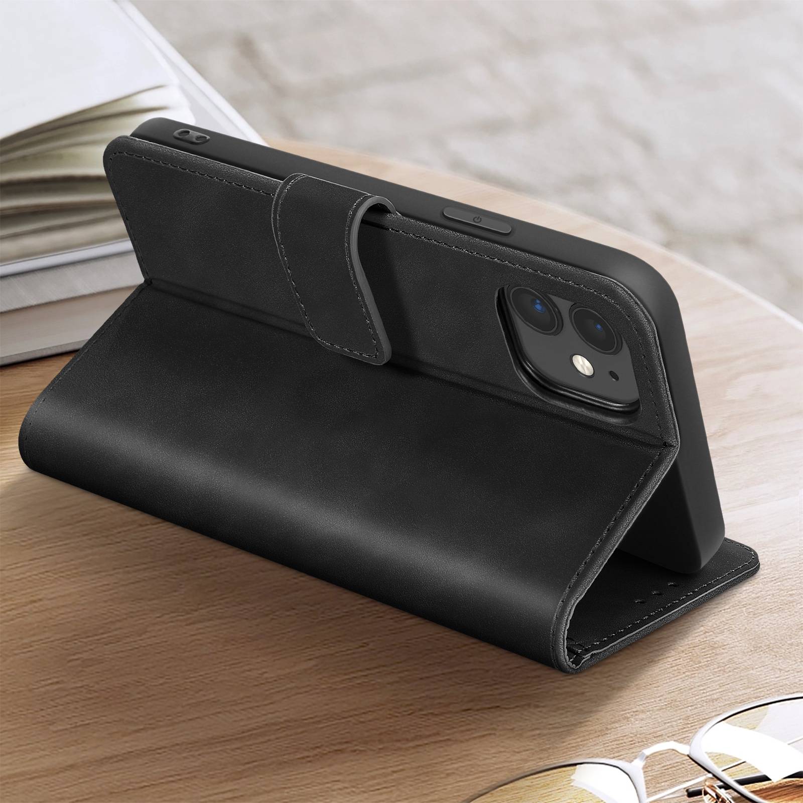 Étui pour iPhone 11 Portefeuille Clapet Support Vidéo-3
