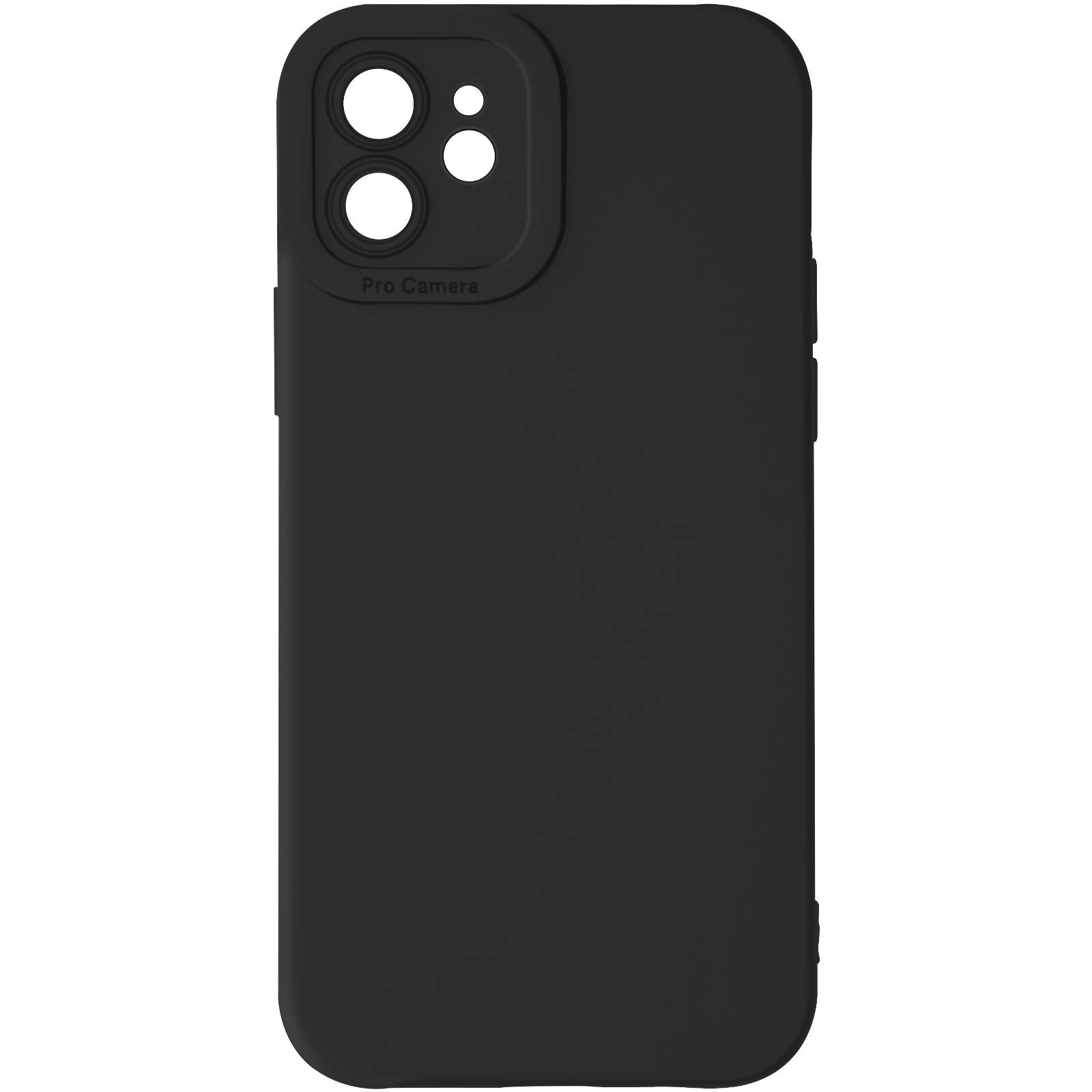 Coque pour iPhone 12 Silicone Mat Protection Caméra-0