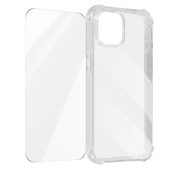 Coque pour iPhone 15 Plus Coins Renforcés Antichoc + Verre Trempé 9H